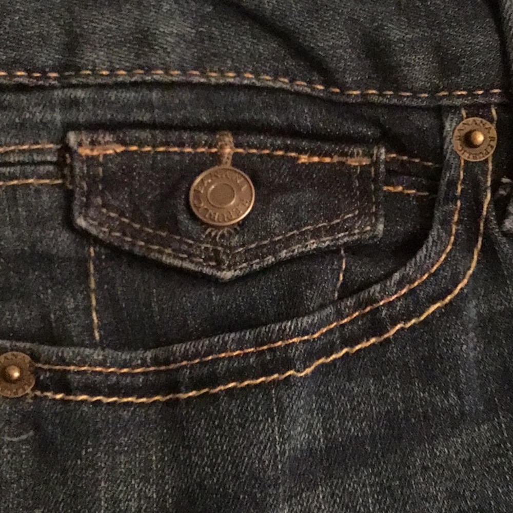 BANANA REPUBLIC BLUE WASH DENIM JEANS SZ 27/4 - Picture 4 of 12